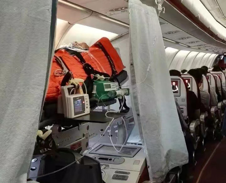 吉木乃县跨国医疗包机、航空担架